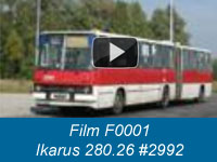 [F0001] Ikarus 280.26 #2992 w malowaniu historycznym