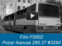 [F0002] Pożar Ikarusa 280.37 #3290 na 96/9